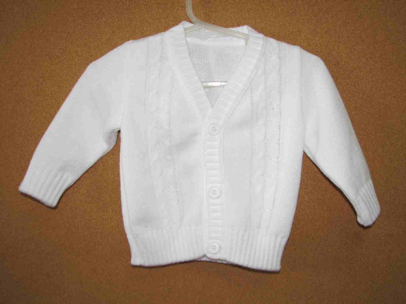 Svetrík JN 74 white navy blue biela modrá 86