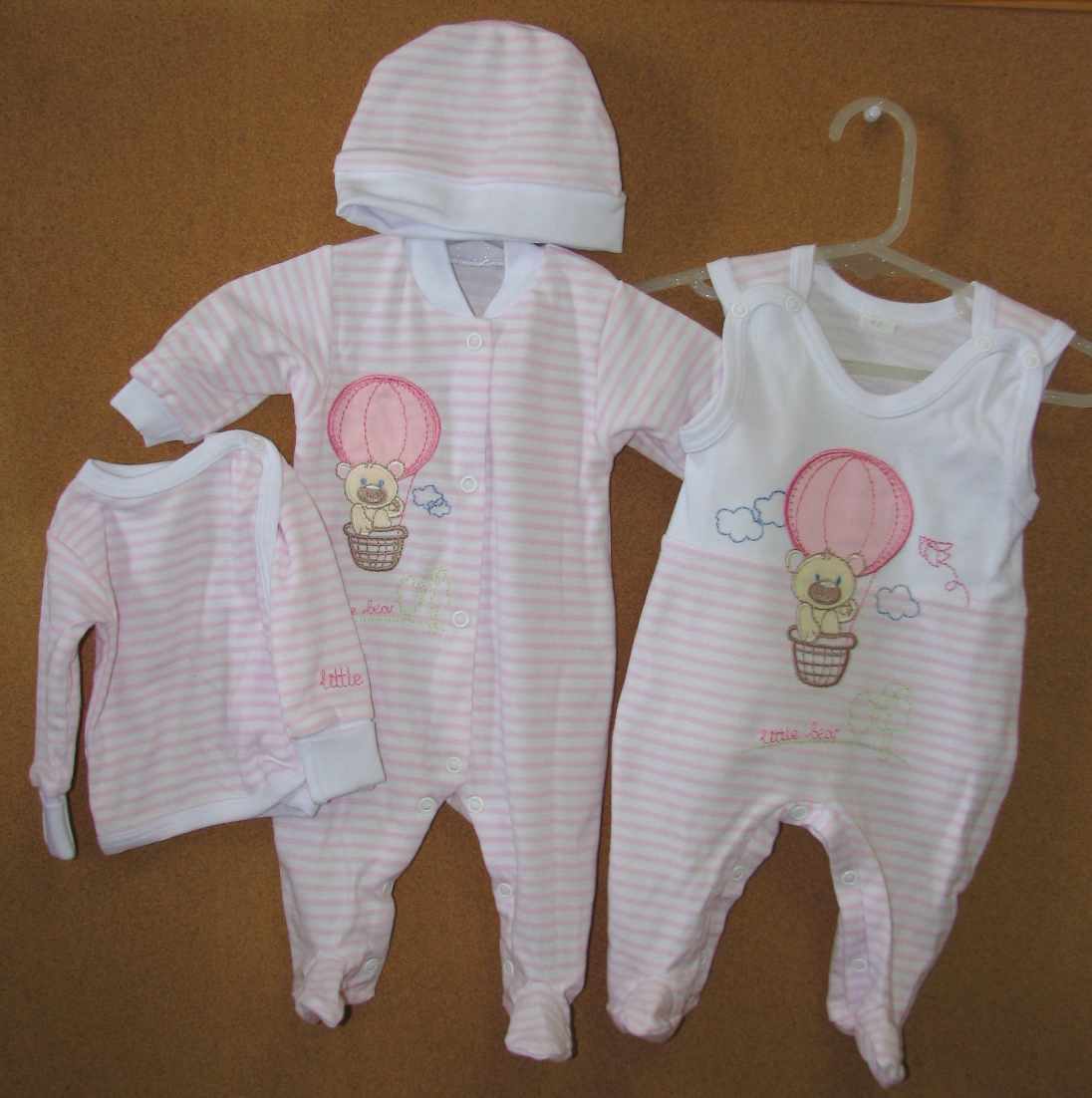 Komplet BA 4 dielny 56 pink ružová