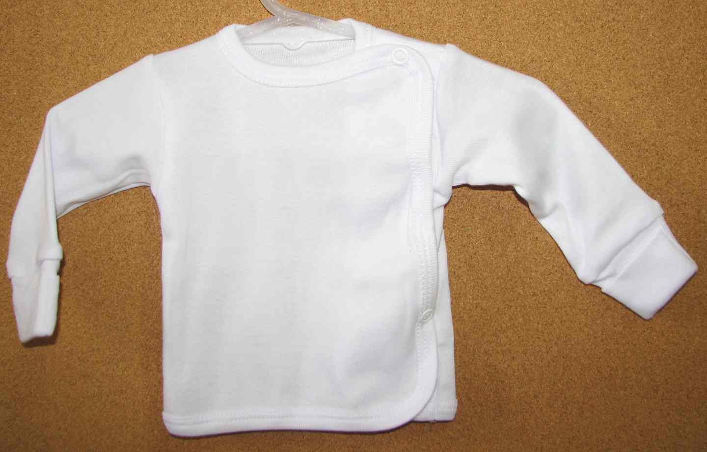 Košielka rukavičky B white biela 56