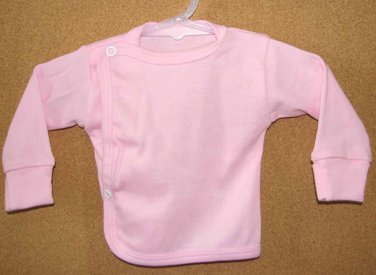 Košielka rukavičky B pink ružová 56