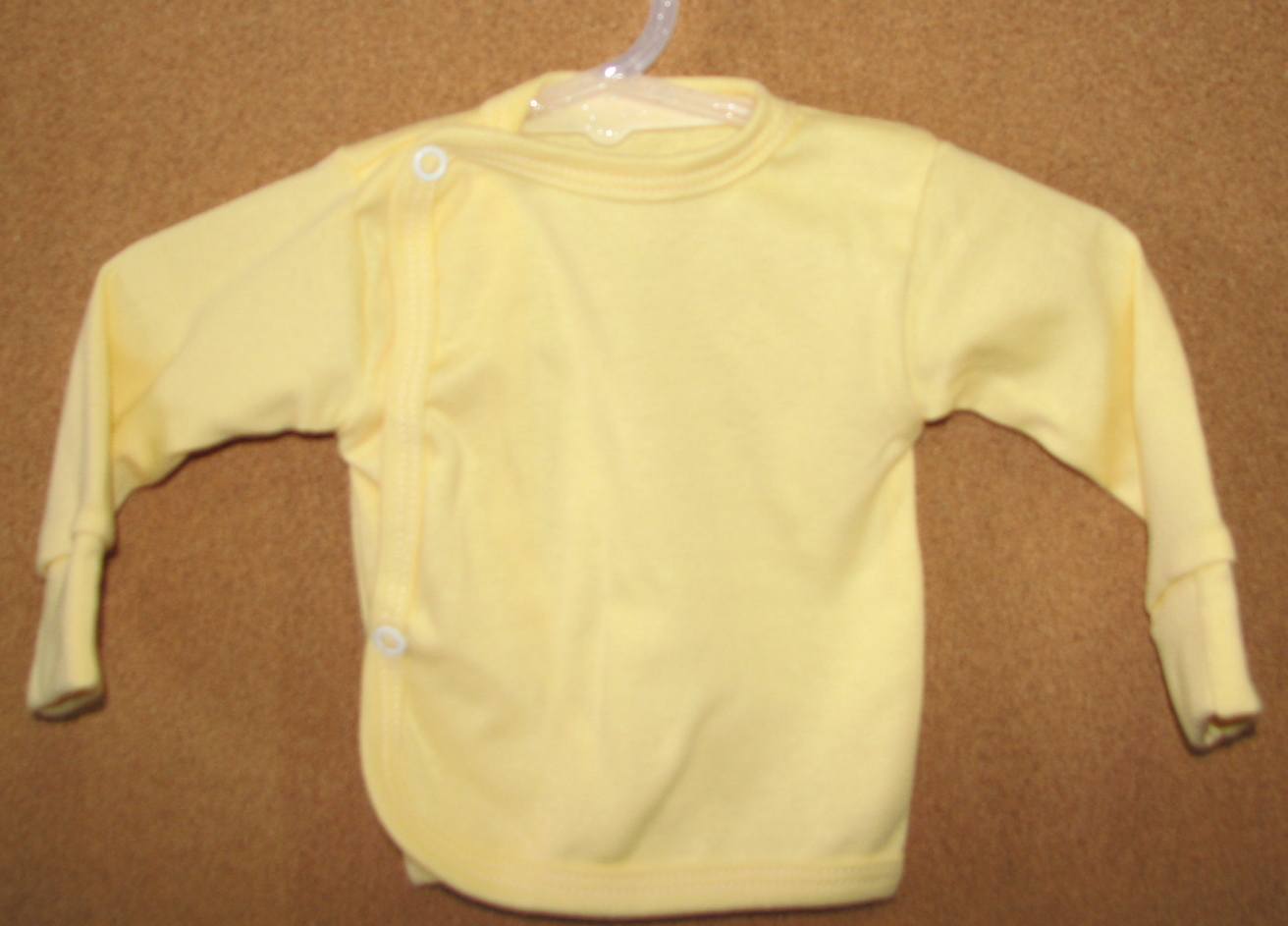 Košielka rukavičky B yellow žltá 56