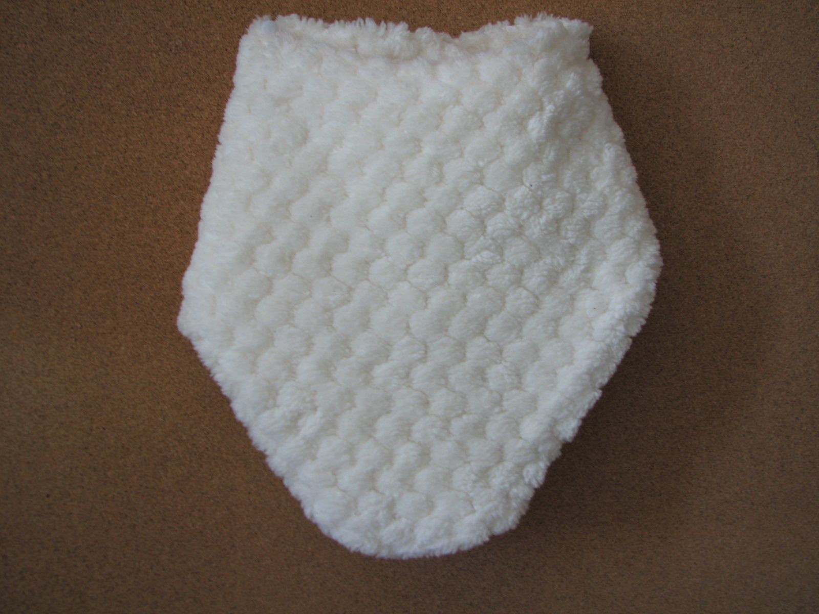 Šálik suchý zips mikroplyš beige béžová