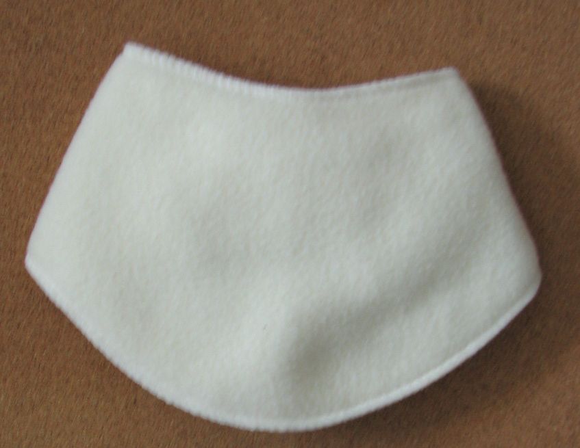 Šálik suchý zips  fleece beige béžová