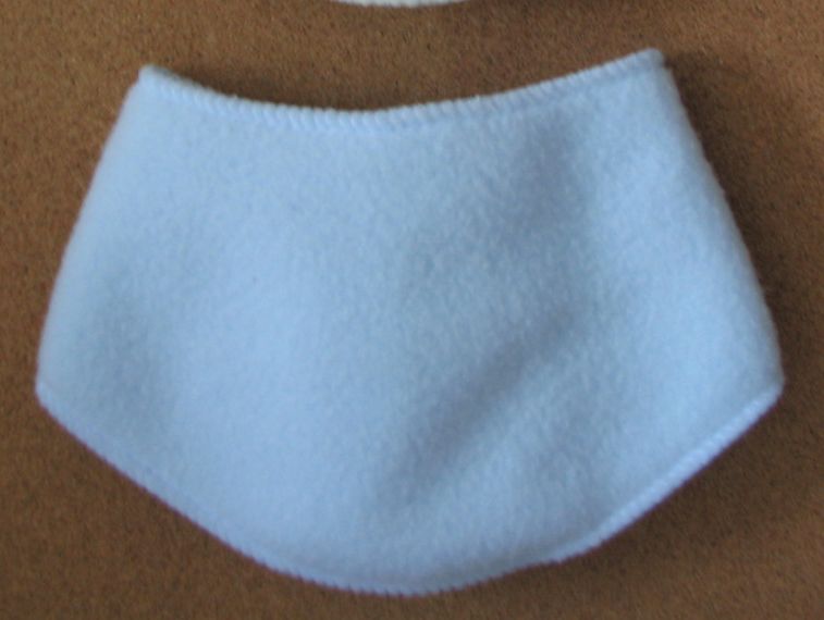 Šálik suchý zips  fleece blue modrá