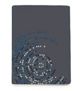 9346 grey concentric 220x240 04 blue modrá deka