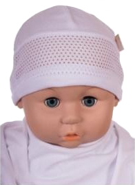 Čiapka Cr-Cz020 Sieťka white biela 34 36 38 40 42