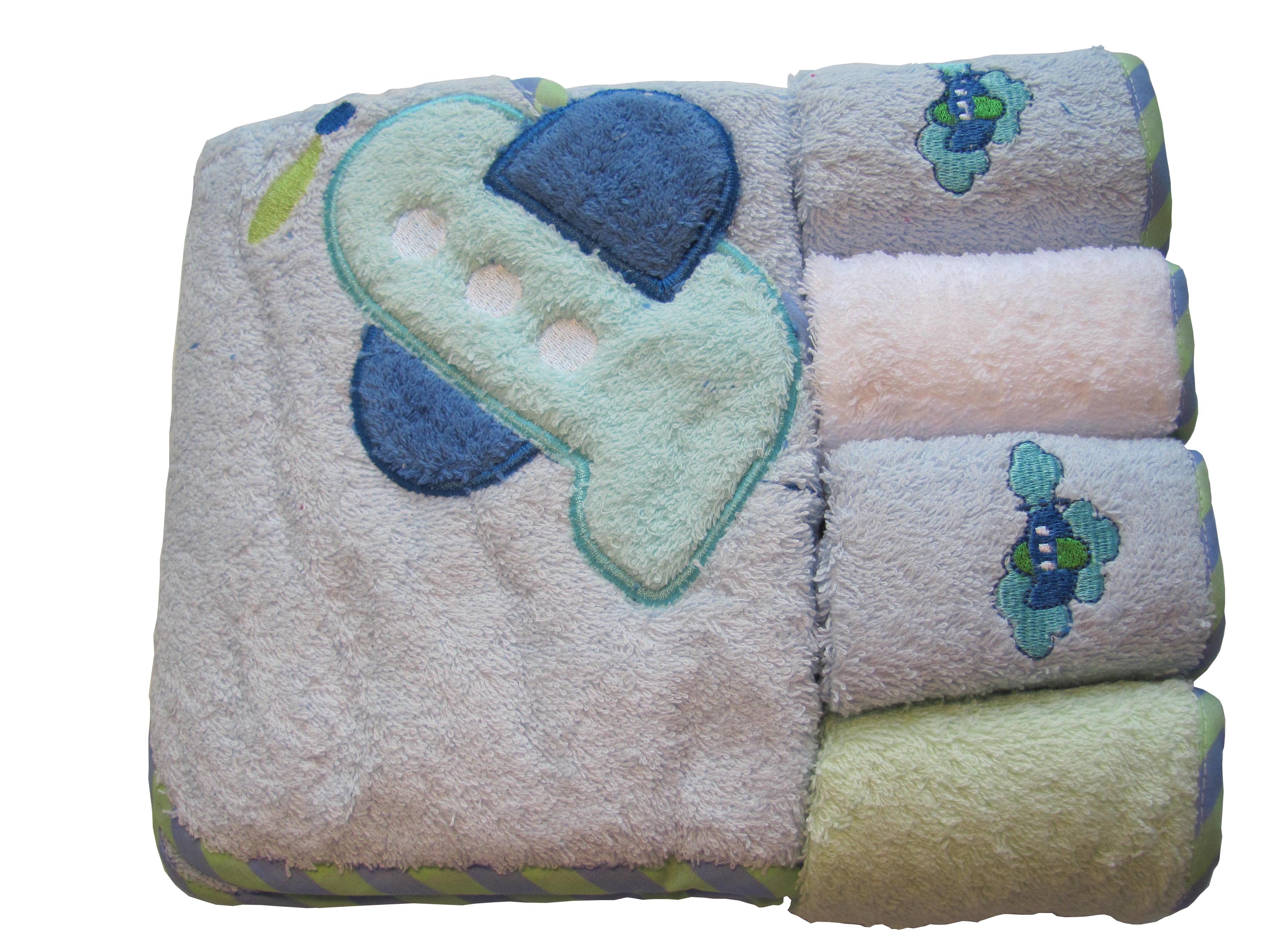 600 osušky 80x80 froté mix farieb výšivka + 4x žinka